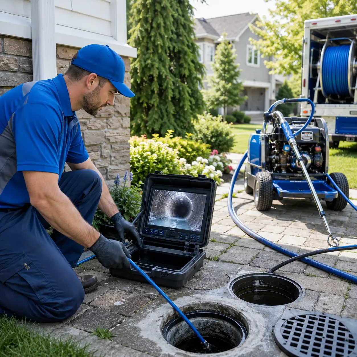 Outdoor drain cleaning professionals serving Jackhorn, KY